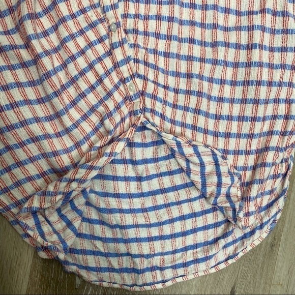 Anthropologie Saturday Sunday Plaid 3/4 Button Front Tunic Dress - Picture 12 of 15